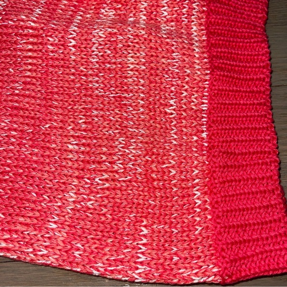 NWT Skies Are Blue Cardigan Red Sweater Open Draped Knit Cardigan Size Medium - Picture 8 of 8